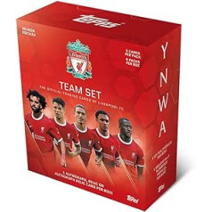 2023/24 Topps Liverpool FC oficiālā komandas komplekta kaste