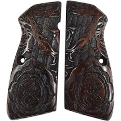 ZIB GRIPS Browning HP 14 pistoles rokturis, roku darbs no riekstkoka Ars.05