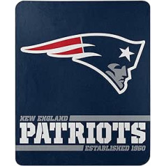 The Northwest Company oficiālā NFL New England Patriots sega, vilnas sega 127 x 152 cm