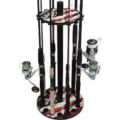 Rush Creek Creations 16 x Round Fishing Rod Stand