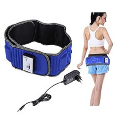 Abdominal Muscle Belt, Electric Abdominal Belt for Fitness, Vibrating Waist Massage with 5 Motors, Muscle Stimulation to Strengthen Abdominal Muscles, Electric Waist Massage