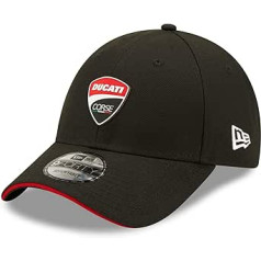 New Era — Ducati Repreve Corse 9Forty Strapback vāciņš — melns, melns, viens izmērs, melns