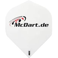 20 set of dart flights, white with desired print, logo/picture.