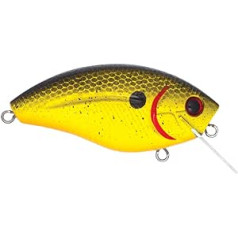 Livingston Lockt 10312 Howeller SQ Chartreuse Splatter Shad makšķerēšanas termināla piederumi, daudzkrāsaini