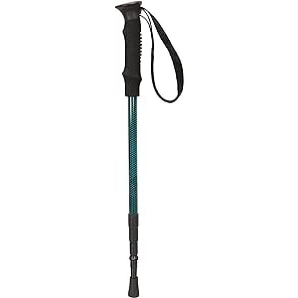 Mountain Warehouse Compact Hiking Stick - 235 g - Compact Hiking Pole, Lightweight Trekking Pole, Adjustable Wrist Strap - Ideal for Travel, Camping