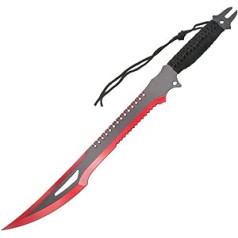 Bushcraft Knife Machete Red Wolves Including Nylon Sheath Belt Knife Survival Knife Sharp Hunting Knife Survival Knife Outdoor Knife for Hiking Camping Garden