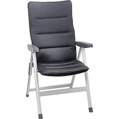 BRUNNER Skye Aria 0404069N.C09 āra saliekamais krēsls ar regulējamu atzveltni, regulējams līdz 6 pozīcijām, krēsls ar noņemamu pārsegu, alumīnija rāmis, laikapstākļiem izturīgs