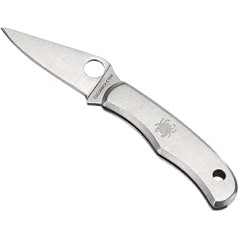 Spyderco C133P Bug Knife Pieaugušo kabatas nazis, vienkāršs, pelēks, viens izmērs