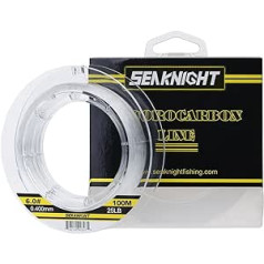 SeaKnight 100% Fluorocarbon Single String Makšķerēšanas aukla 100 m / 110 jardi Karpu makšķerēšanas monopavediens neilona aukla grimstošā līdera aukla 3–100 lb