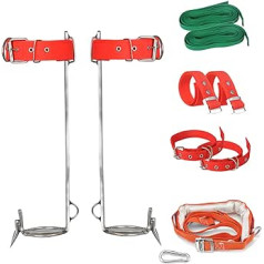 WMLBK Tree Climbing Tip Set Climbing Tools Equipment Pole Climbing Tips Tree Climbing Tool Adjustable Lanyard Rope Rescue Strap for Fruit Picking