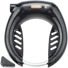 ABUS rāmja slēdzene PRO SHIELD PLUS 5950 R - velosipēda slēdzene piestiprināšanai pie velosipēda rāmja - 8,5 mm - ABUS drošības līmenis 9 - melns