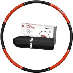 Proiron Fitness Hula Hoops, 1,2 / 1,8 kg svari, Hula Hoop ar putām, 73 - 98 cm