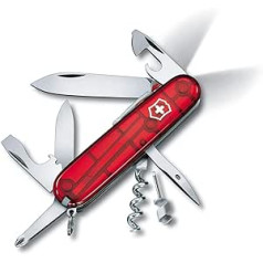 Victorinox Spartan Lite, Offiziersmesser, Schweizer Taschenmesser, Swiss Army Knife, rot transp.