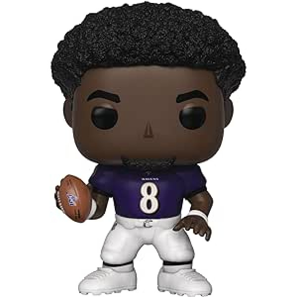 Funko pops! Vinils: NFL: Ravens - Lamar Jackson - (Home Jersey) - Vinila kolekcionējama figūriņa - Dāvanas ideja - Oficiālās preces - Rotaļlieta bērniem un pieaugušajiem - Sporta fani