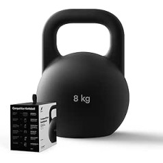 STRYVE Competition Kettlebell 4-16 kg, augstas kvalitātes čuguna tējkanna ar treniņu plānu