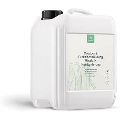 eco:fy Textile Washing Impregnation PFC-Free Waterproofing Agent Wash-In Washing Machine Waterproofing Breathable Environmentally Friendly Goretex Sympatex Fabric (5 Litres)