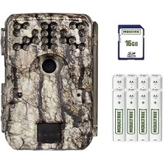 Moultrie A900 Bundle Trail Camera (2020) | Baterijas | 16 MB SD karte | Moultrie White Bark (MCG-14001)