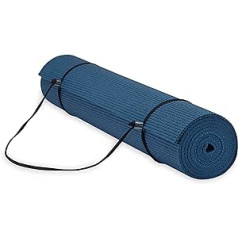 Gaiam Essentials Premium jogas paklājiņš ar jogas paklājiņa turētāju (72 collas x 24 collas platums x 1/4 collas biezums)