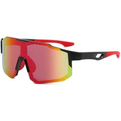 RainFlowwer Polarized Sports Cycling Glasses Men Women UV400 Protection Sports Sunglasses for Outdoor Bicycle Motorcycle Driving Fishing Running Hiking