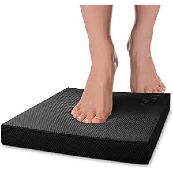 Yes4All Balance Pad L XL iekļauts, vēlamais līdzsvara spilvens stabilitātei; Līdzsvara spilvens fitnesa treniņiem, piemērots mājām, darbam