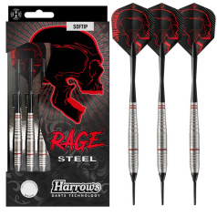 Harrows Rage Steel softip šautriņas Ragesteel 16966 / 22 g