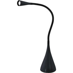 EGLO LED Tischlampe Snapora, 1 flammige Tischleuchte mit Touch, dimmbar, Schreibtischlampe Modern, Minimalismus aus hochwertigem Kunststoff und Aluminium, Bürolampe in Schwarz