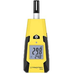TROTEC Higrometras BC06 – Luftfeuchtigkeitsmesser und Thermometer – Messbereich -20 °C bis +60 °C, mit Taupunktanzeige
