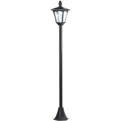 Royal Gardineer Garden Lamps: 40LM Dimmable Solar LED Garden Lantern with Twilight Sensor IP44 1.6m (LED Street Lantern)