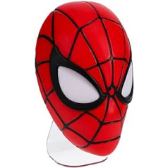 Paladone Spiderman Masquerade Lamp Galda lampa vai pie sienas stiprināma Marvel preču USB kabelis iekļauts, sarkans, viens izmērs