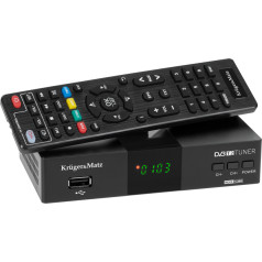 DVB-T2 H.265 HEVC uztvērējs Kruger&Matz