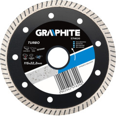 Graphite Dimanta disks 115 x 22,2 mm, turbo īpaši plāns