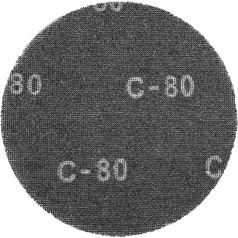 Graphite Velcro abrazīvs siets, 225 mm, K80, slīpmašīnai 59G260, 10 gab.