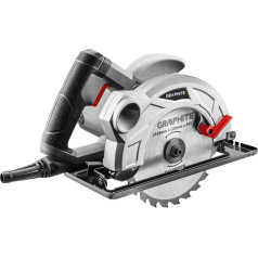 Graphite 1200W circular saw, blade 165 x 20 mm