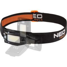 NEO USB uzlādējams priekšējais lukturis 180 lm COB LED + kustības sensors