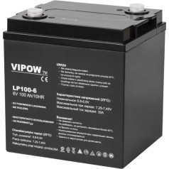 VIPOW gel battery 6V 100Ah