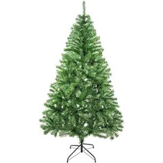 SOLAGUA NAVIDAD 293Tips Dirbtinė Kalėdų eglutė su stovu 120-210 cm (šviesiai žalia, 150 cm)