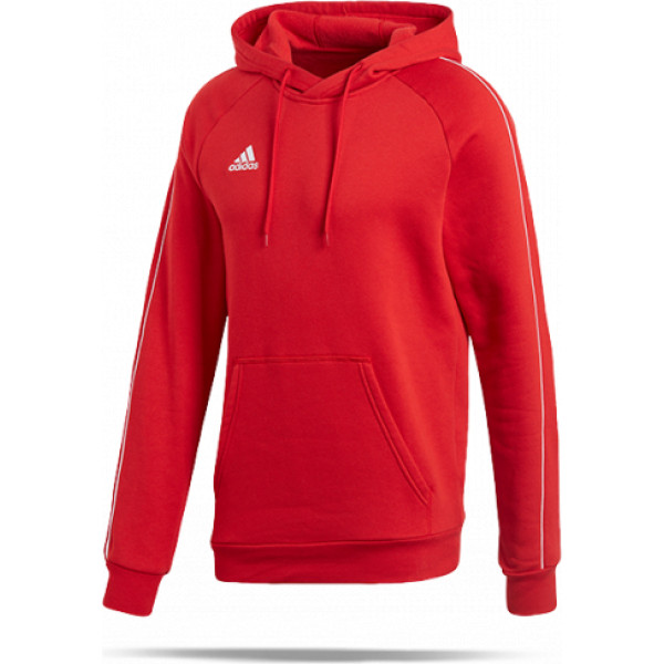 Adidas CORE 18 Hoody CV3337 sporta krekls - hūdijs / Sarkana / M