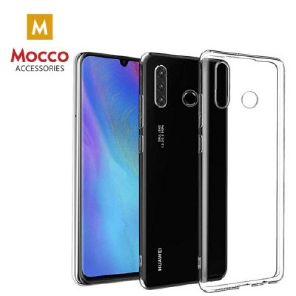 Mocco Ultra Back Case 0.3 mm Aizmugurējais Silikona Apvalks Priekš Huawei P30 Lite Caurspīdīgs