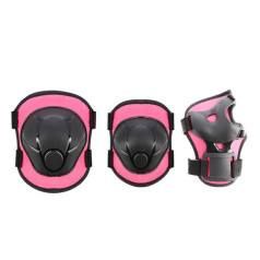 Nils Extreme H108 SIZE M NAVY Pink PROTECTIVE PAD SET