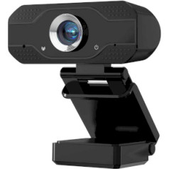 Fusion 1080P WEB Kamera ar Mikrofonu USB 2.0 Melna