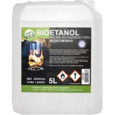 Biospirts bioetanols BIO degviela kamīnam 5L