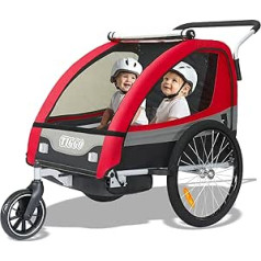 Tiggo Jogger 2-in-1 bērnu velosipēdu piekabe 50402