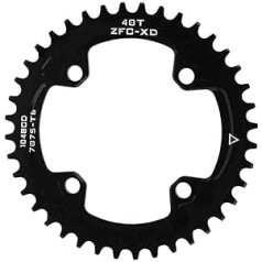 VGEBY1 velosipēda ķēdes gredzens, 104 mm, 40T, 42T, šaurs plats velosipēda ķēdes gredzens, saderīgs ar kloķi, riteņbraukšanas ķēdes gredzens, riteņa piederums