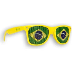 Promo Trade 50 x Brazīlijas ventilatoru brilles — Brazīlija — saulesbrilles — brilles Brazīlija — dzeltens — ventilatora vienums