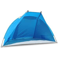 Outdoorer Helios beach shelter, UV 60, extremely light, small pack size (blue)