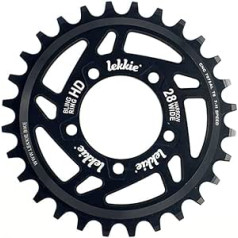 Windmeile Lekkie Bling Ring ķēdes gredzens, 28T, Bafang BBS03 BBSHD, ķēdes gredzens, velosipēda e-velosipēds, Pedelec