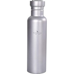 Boundless Voyage Outdoor 750 ml titāna sporta ūdens pudele ar titāna vāku kempinga riteņbraukšanai pārgājienā