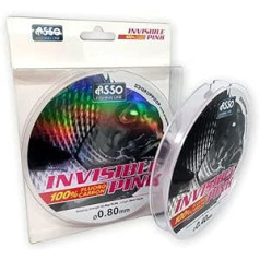 Asso Invisible Pink Fluorocarbon makšķerēšanas aukla 30 m