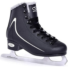 SMJ Calgary Men's Ice Skates, Figure Skating, Classic Ice Skating, Black | Sizes: EU 40, 41, 42, 43, 44, 45.