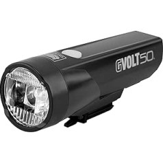 Cateye FA003521045 velosipēda lukturis GVOLT50 HL-EL550G-RC LED ar akumulatoru darbināms melns, viens izmērs